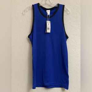 Adidas 3G Speed Tank in Lucid Blue/Black - Size Small Tall